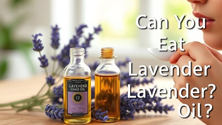 can you eat lavender oil?