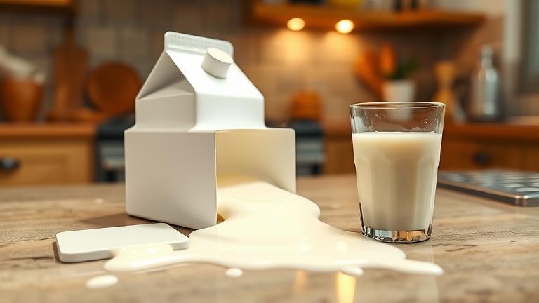 Why does the milk taste sour?