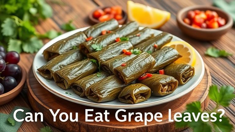 can you eat grape leaves?