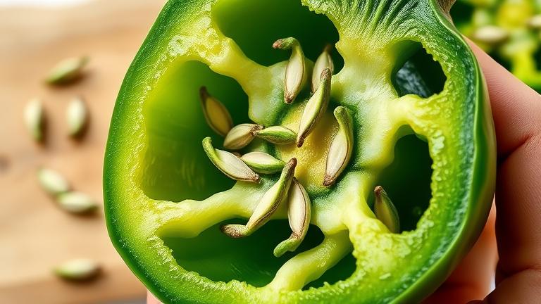 can you eat green pepper seeds?