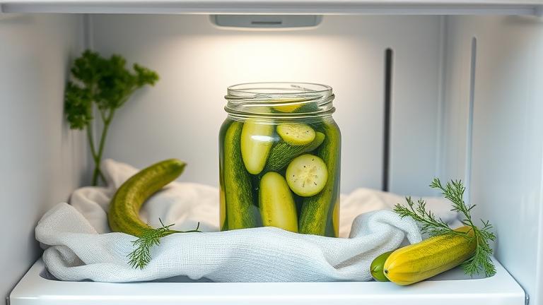 can you freeze dill pickles?