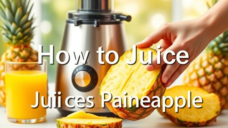 how to juice pineapple?