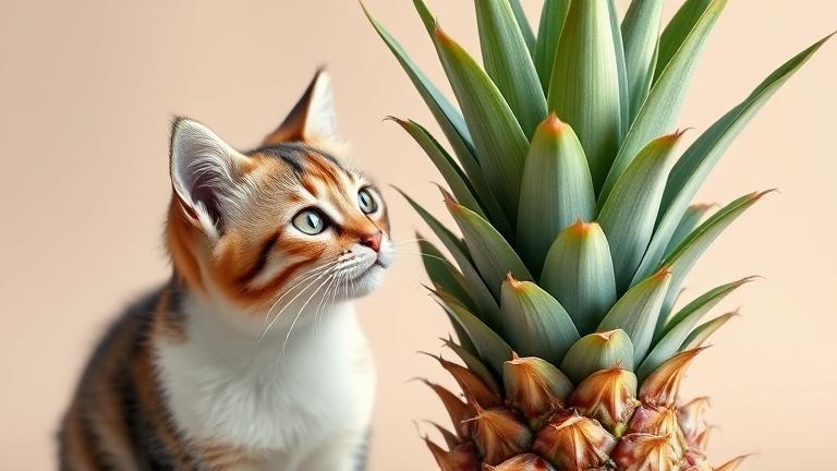 are pineapple leaves poisonous to cats?
