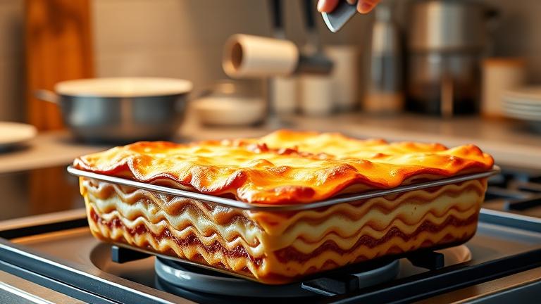 how do you know when lasagna is ready?
