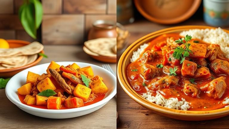 what is the difference between jamaican and indian curry?