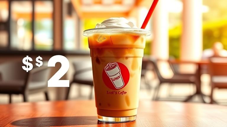 dunkin donuts two dollar iced coffee?