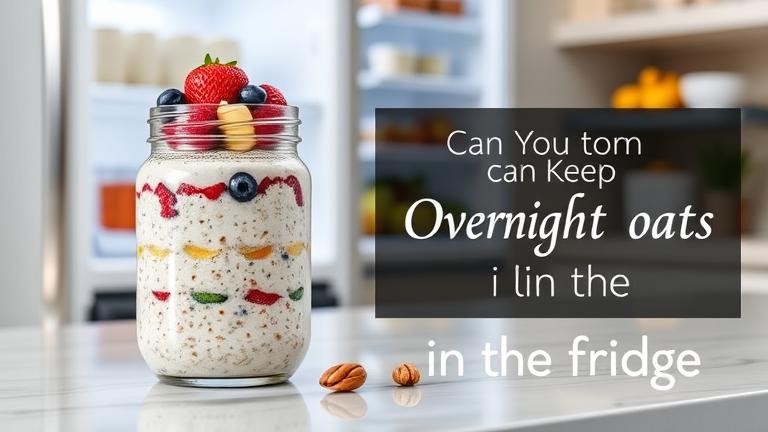 how long can you keep overnight oats in the fridge? - Test Food Kitchen