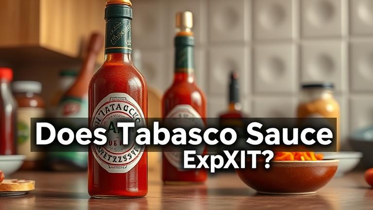 does tabasco sauce expire?