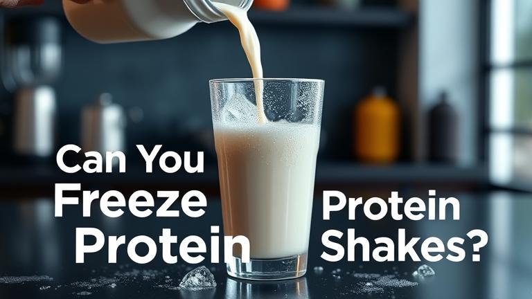 can you freeze protein shakes?