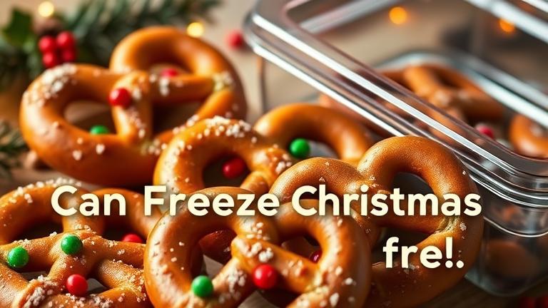 can you freeze christmas pretzels?