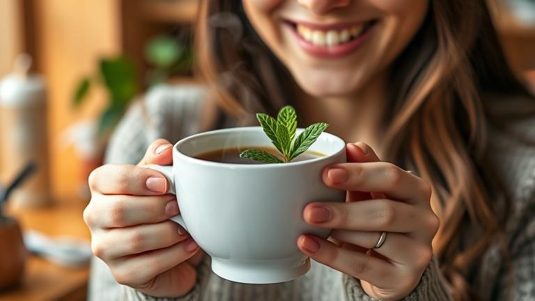 does peppermint tea stain teeth?