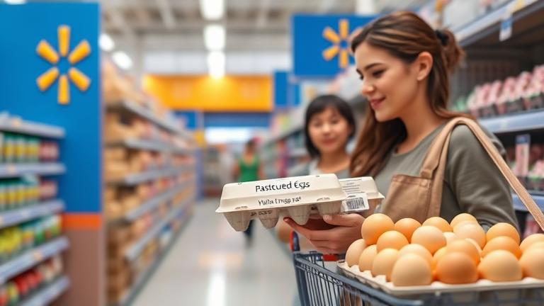Does Walmart carry pasteurized eggs?