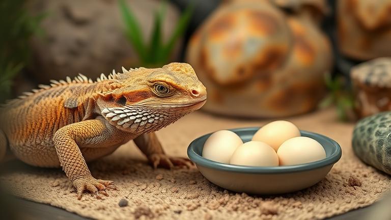 can bearded dragons eat eggs?