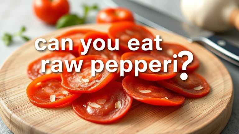 can you eat raw pepperoni?