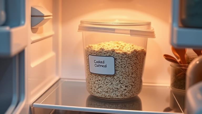 can cooked oatmeal go bad in the fridge?