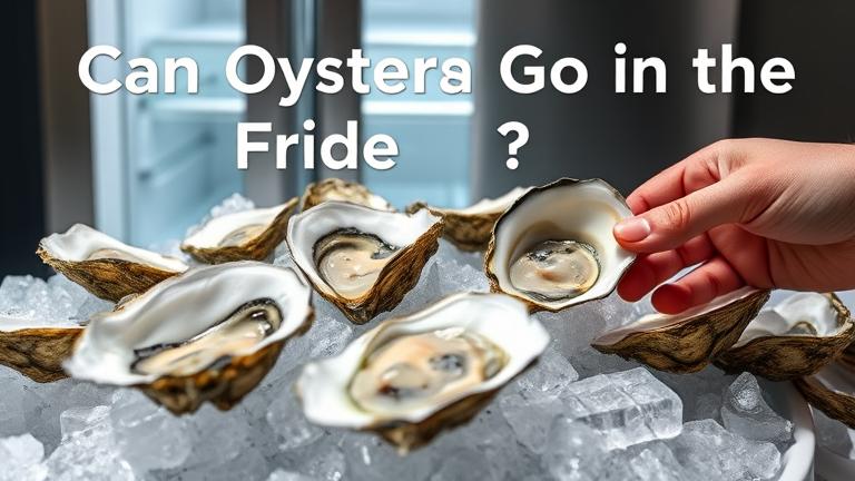 can oysters go in the fridge?