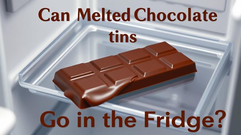 can melted chocolate go in the fridge?