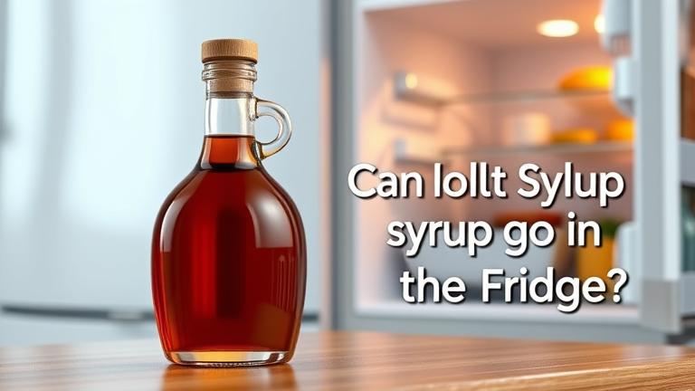 can maple syrup go in the fridge?