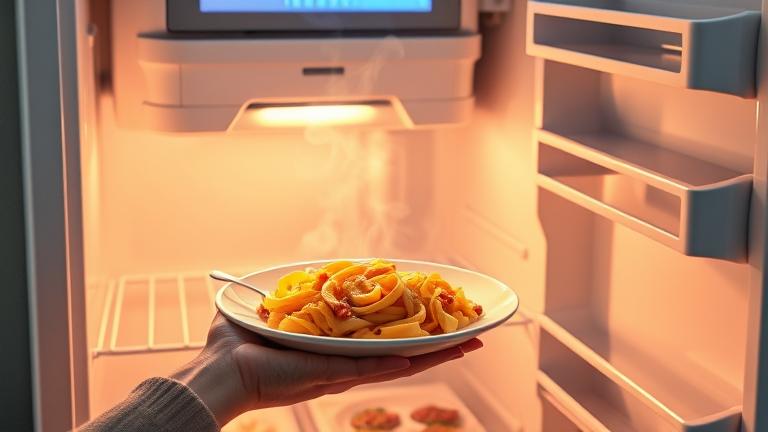 can hot pasta go in the fridge?