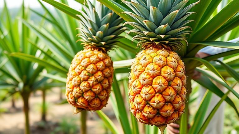 does pineapple grow on trees?