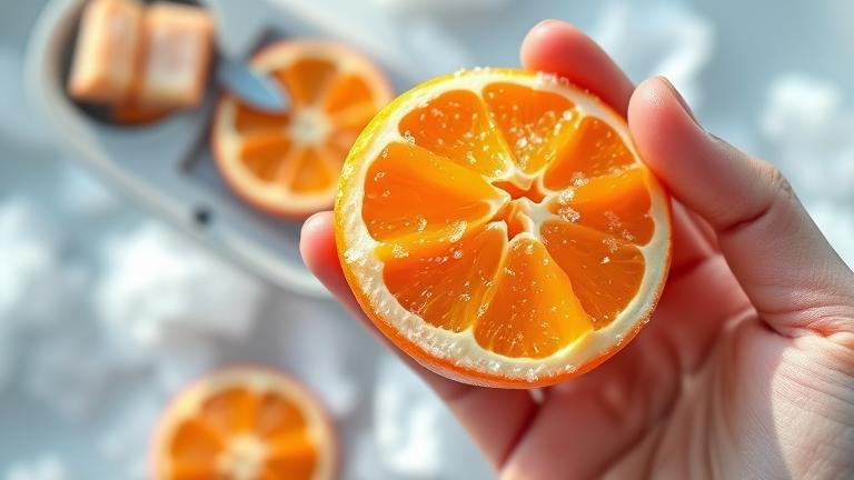 how do you eat frozen mandarin oranges?