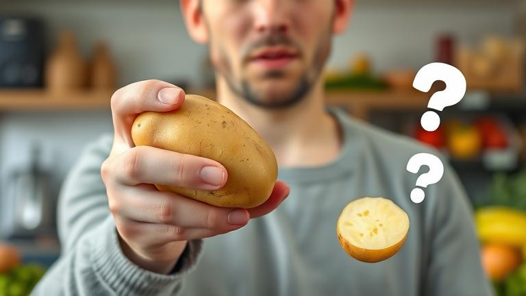 can you get sick from eating a raw potato?