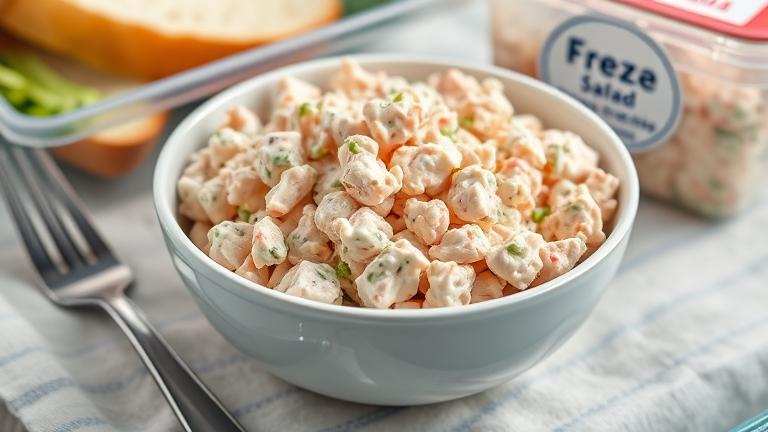 can you freeze tuna salad?