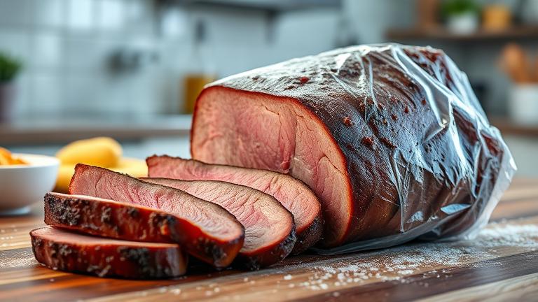 can you freeze smoked brisket?