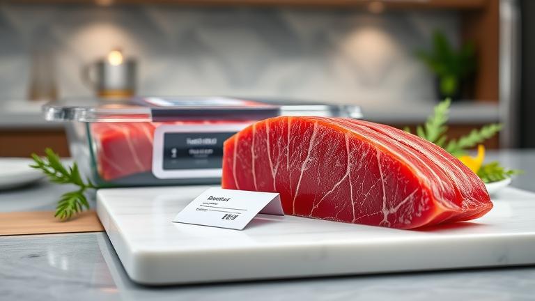 can you freeze sushi grade tuna?