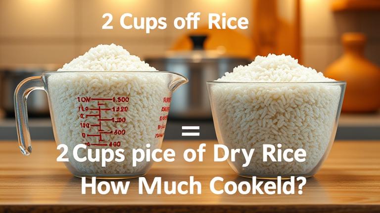 2 cups of dry rice equals how much cooked? - Test Food Kitchen