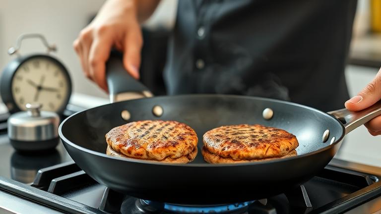 how long does it take to pan fry turkey burgers?