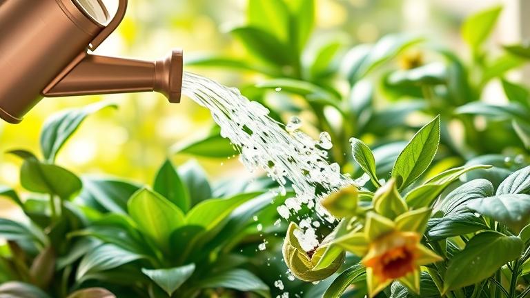 can you water plants with salt water?