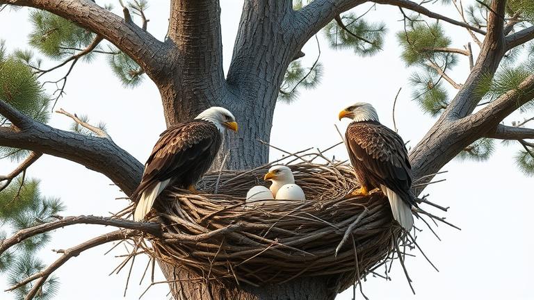 how long for eagle eggs to hatch?