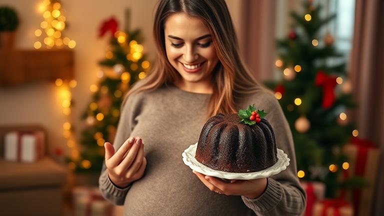 can you eat christmas pudding when pregnant?
