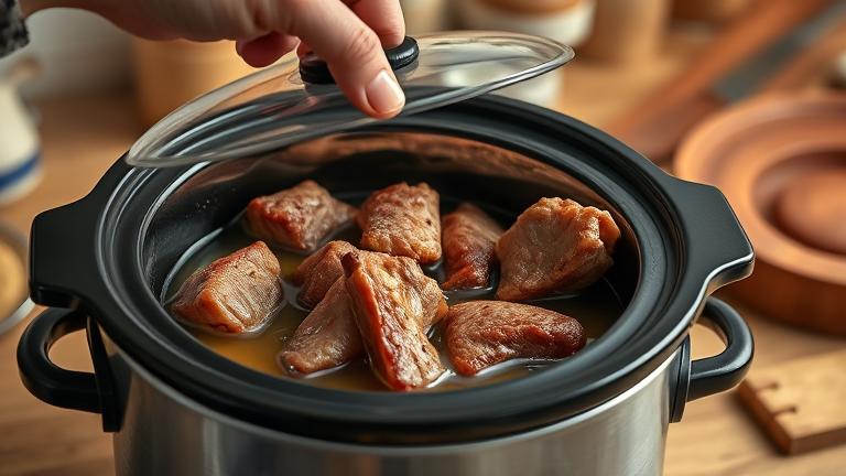 does meat need to be submerged in slow cooker?