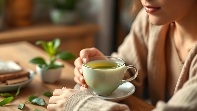 can you drink green tea while fasting?
