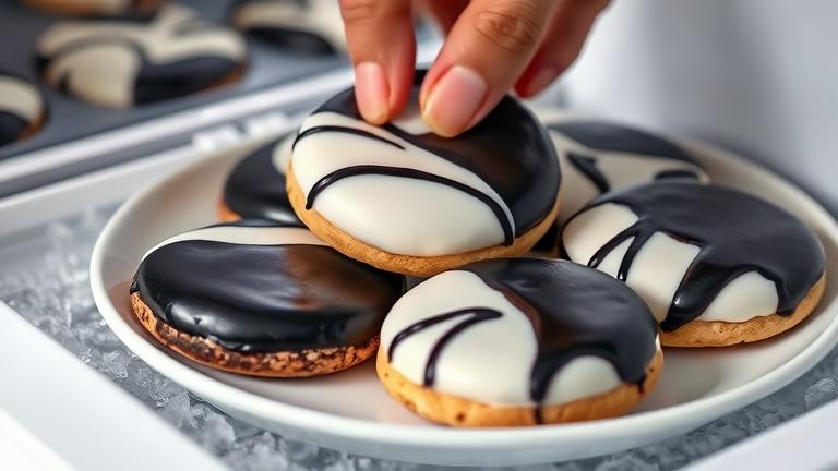 can you freeze black and white cookies?