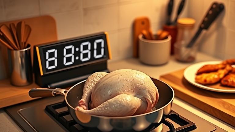 how long does it take to cook raw chicken?