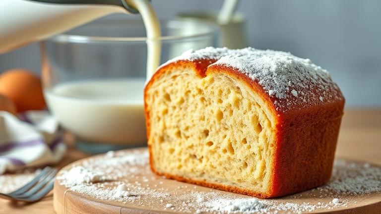 what does milk do in a cake?
