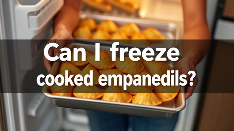 can i freeze cooked empanadas?