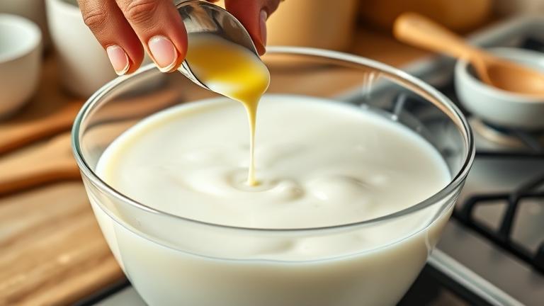 how do you curdle milk?