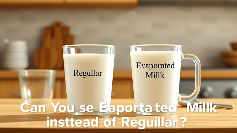 Can You Replace Evaporated Milk With Regular Milk