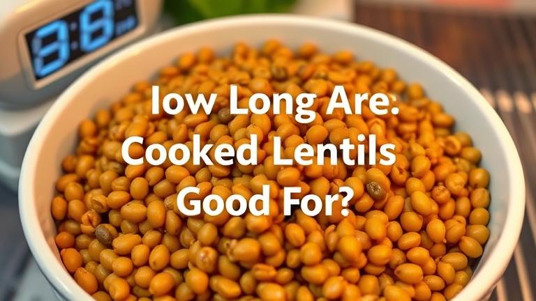how long are cooked lentils good for?