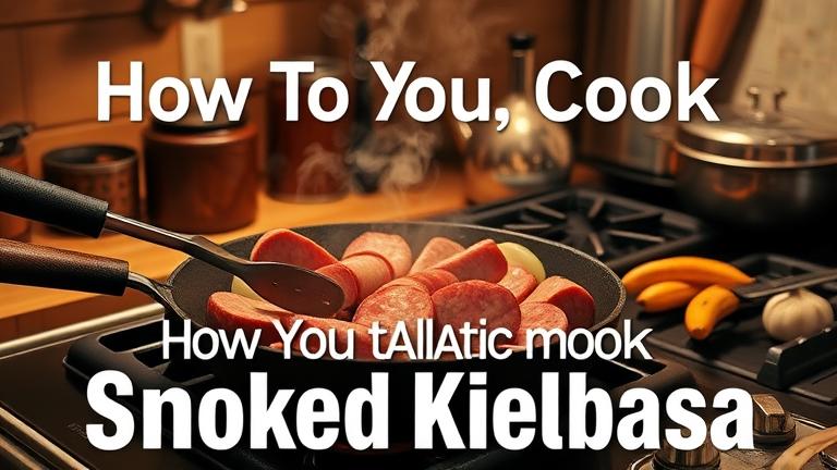 how do you cook smoked kielbasa?
