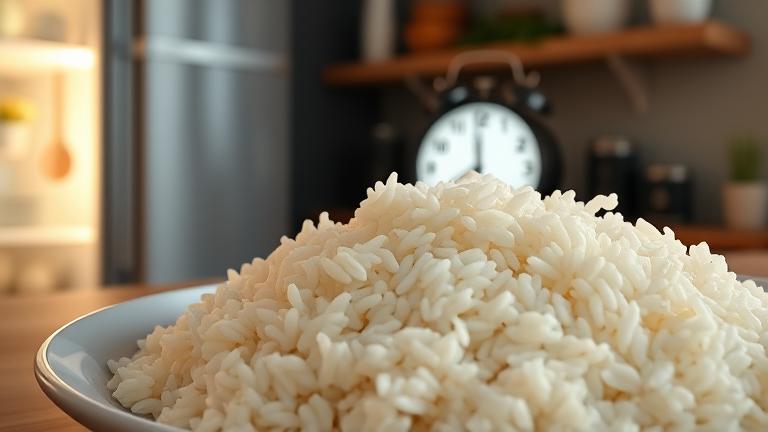 how long can you eat rice after cooking?
