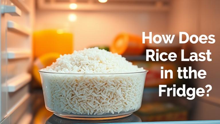 how long does rice last in the fridge?