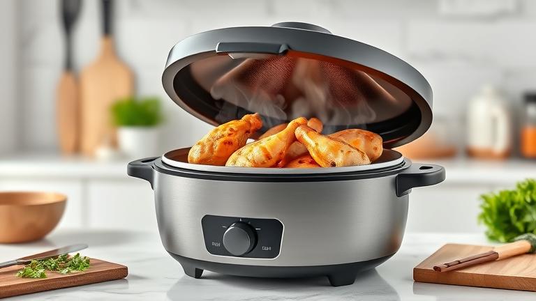can you cook chicken in an electric steamer?