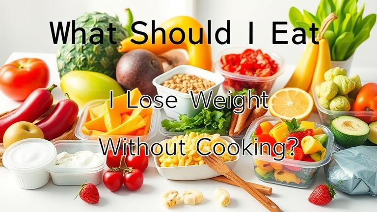 what should i eat to lose weight without cooking?