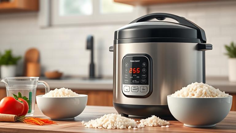 is it healthy to cook rice in electric cooker?