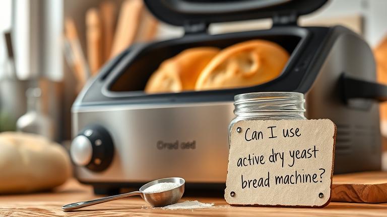 can you use active dry yeast in a bread machine?